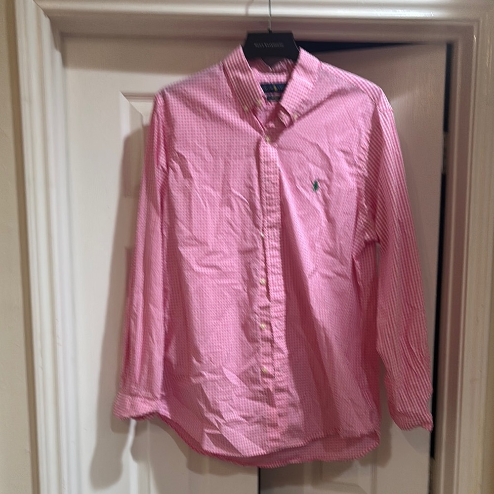 Ralph Lauren Pink Casual Button Down Shirt